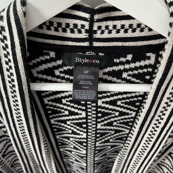 Style & Co Aztec Cardigan Sweater - Picture 4 of 6
